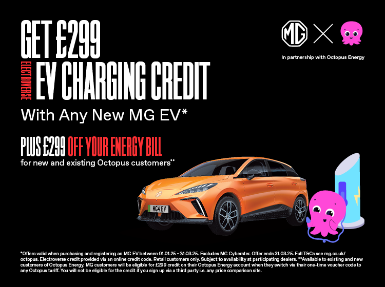 MG EV Charging Credit